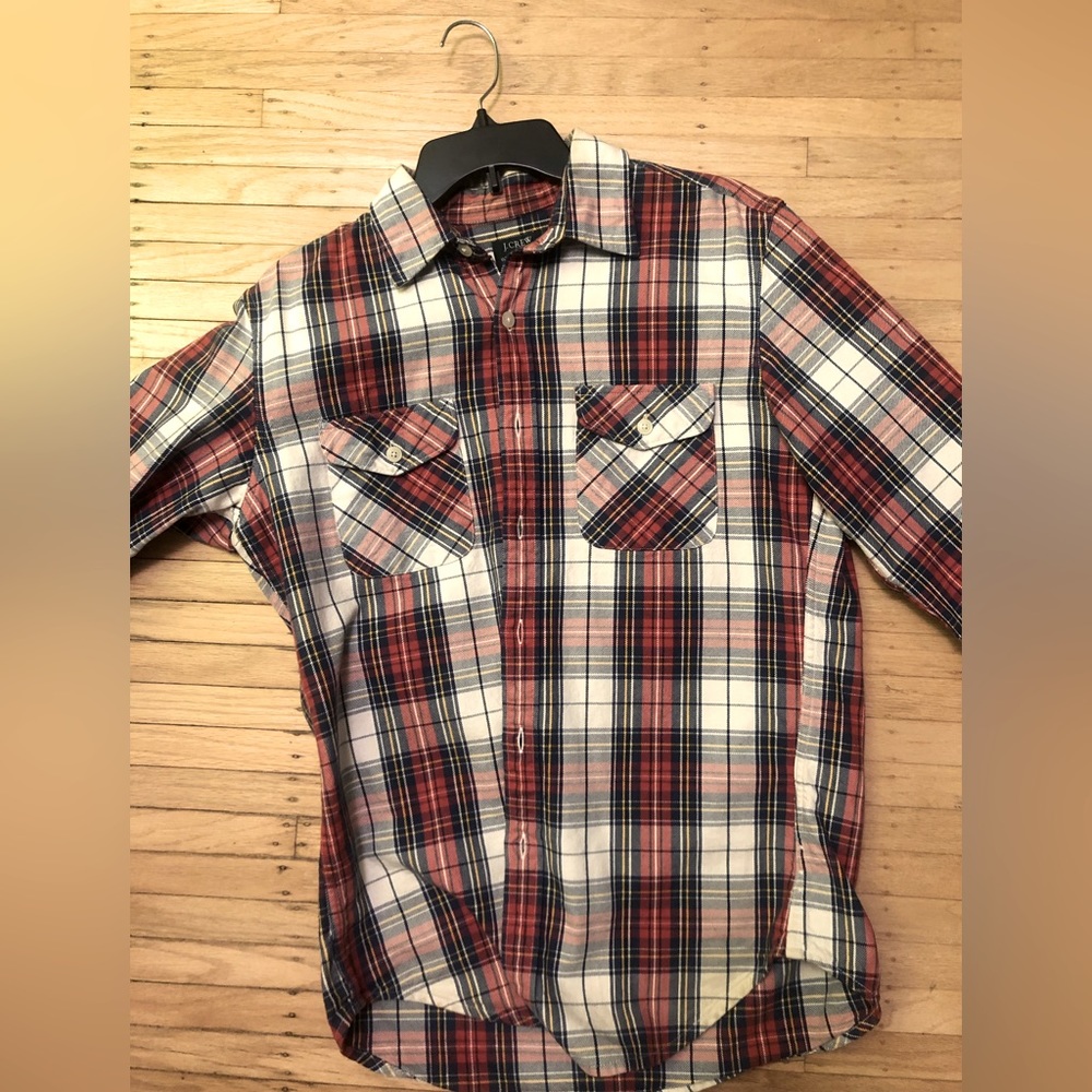 J.Crew Men’s Heavyweight Flannel Button Shirt Size S